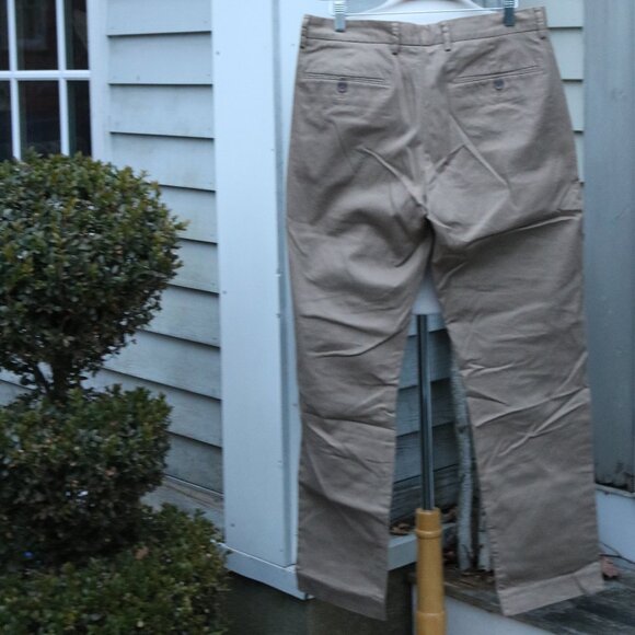 J Crew Bedford Tan Cotton Classic Khaiki Pants Sz 32x32 - Picture 3 of 4